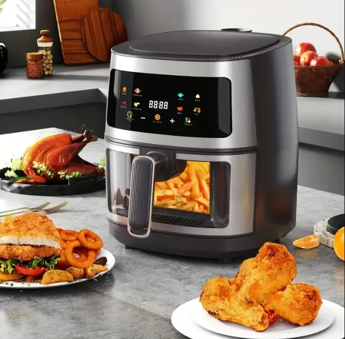 FREIDORA DE AIRE SILVER  8 LT  2400W ADZT-8